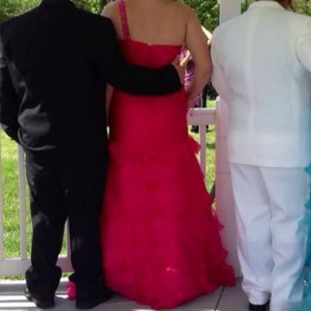 Pink prom dress